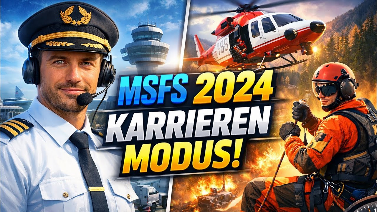 MSFS2024 Karriere 1 Der Erst Flug