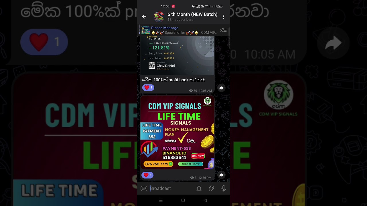 🟢LIFE TIME VIP SIGNALS💎