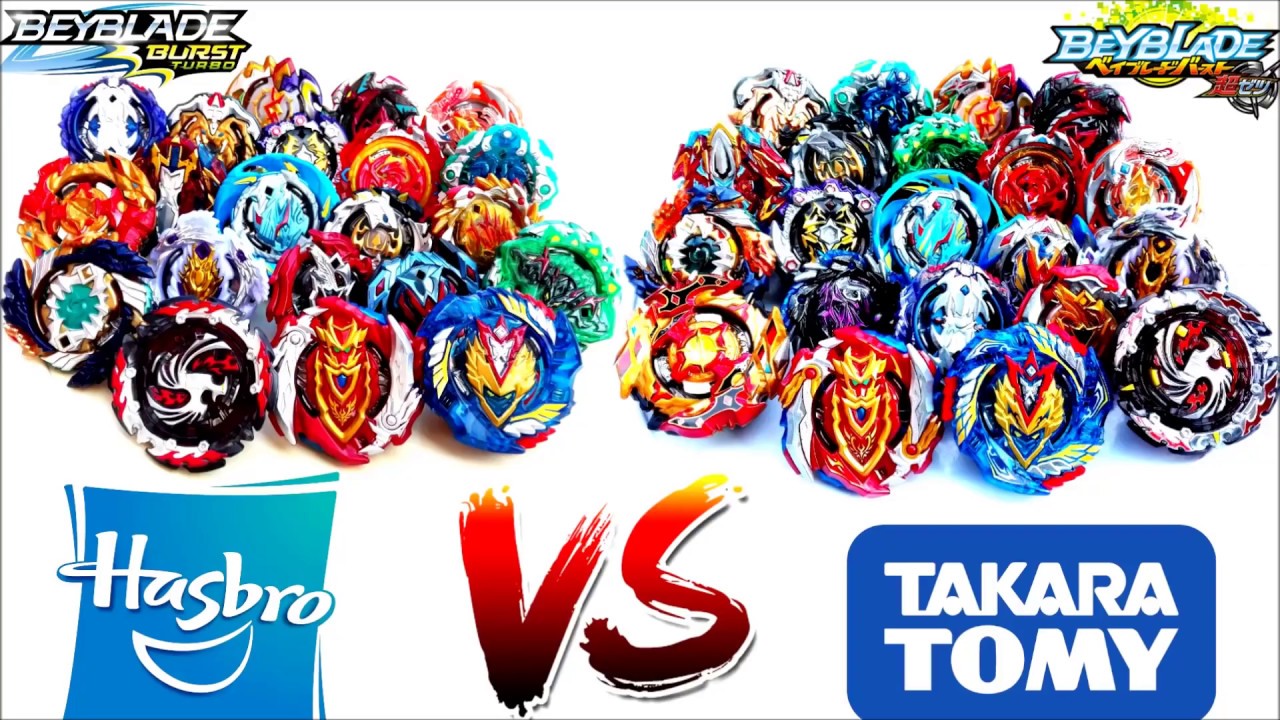 Brands BATTLE- HASBRO vs TAKARA TOMY-All Turbo VS Cho-Z Beys-BEYBLADE BURST
