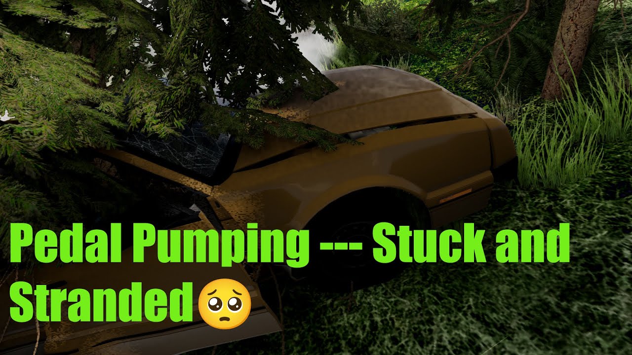Pedal Pumping --- Stuck and Stranded🥺