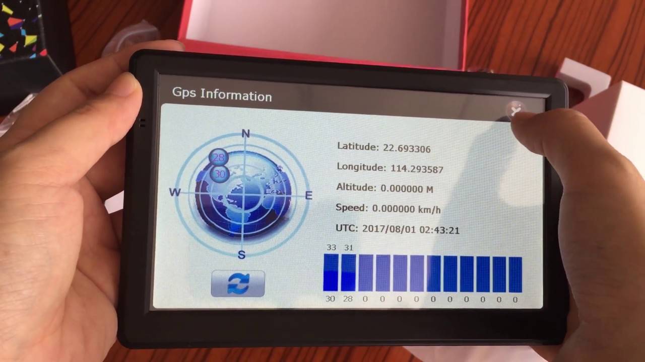 Best Top 10 GPS Navigator RICOEL GPS7060 WinCE 6.0 UI review
