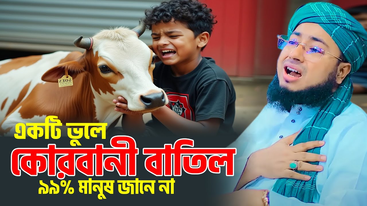 একটি ভুলে কোরবানী বাতিল ৯৯% মানুষ জানে না । জহিরুল ইসলাম ফরিদী নতুন ওয়াজ । কুরবানীর ওয়াজ ২০২৫