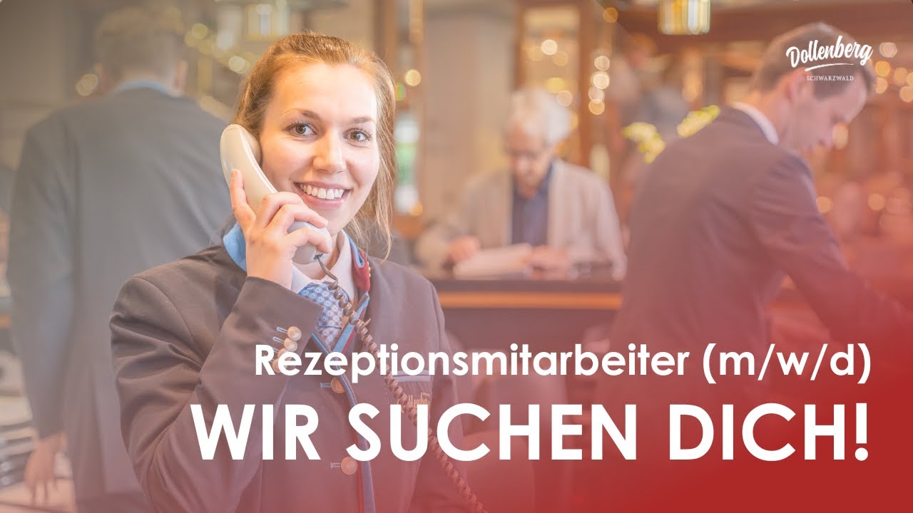 WIR SUCHEN DICH! - Rezeptionsmitarbeiter (m/w/d)