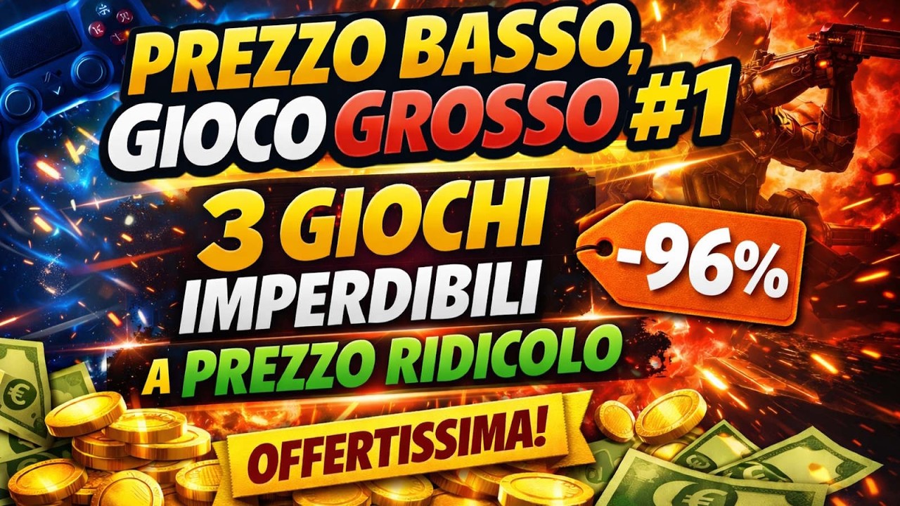 🎬 Prezzo Basso, Gioco Grosso #1 – 3 Giochi Imperdibili a Prezzo Ridicolo!
