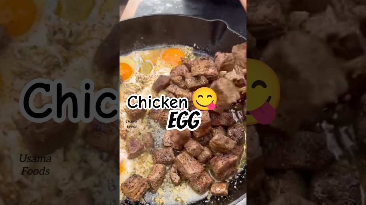 Chicken with Egg Recipe,healthyfood 