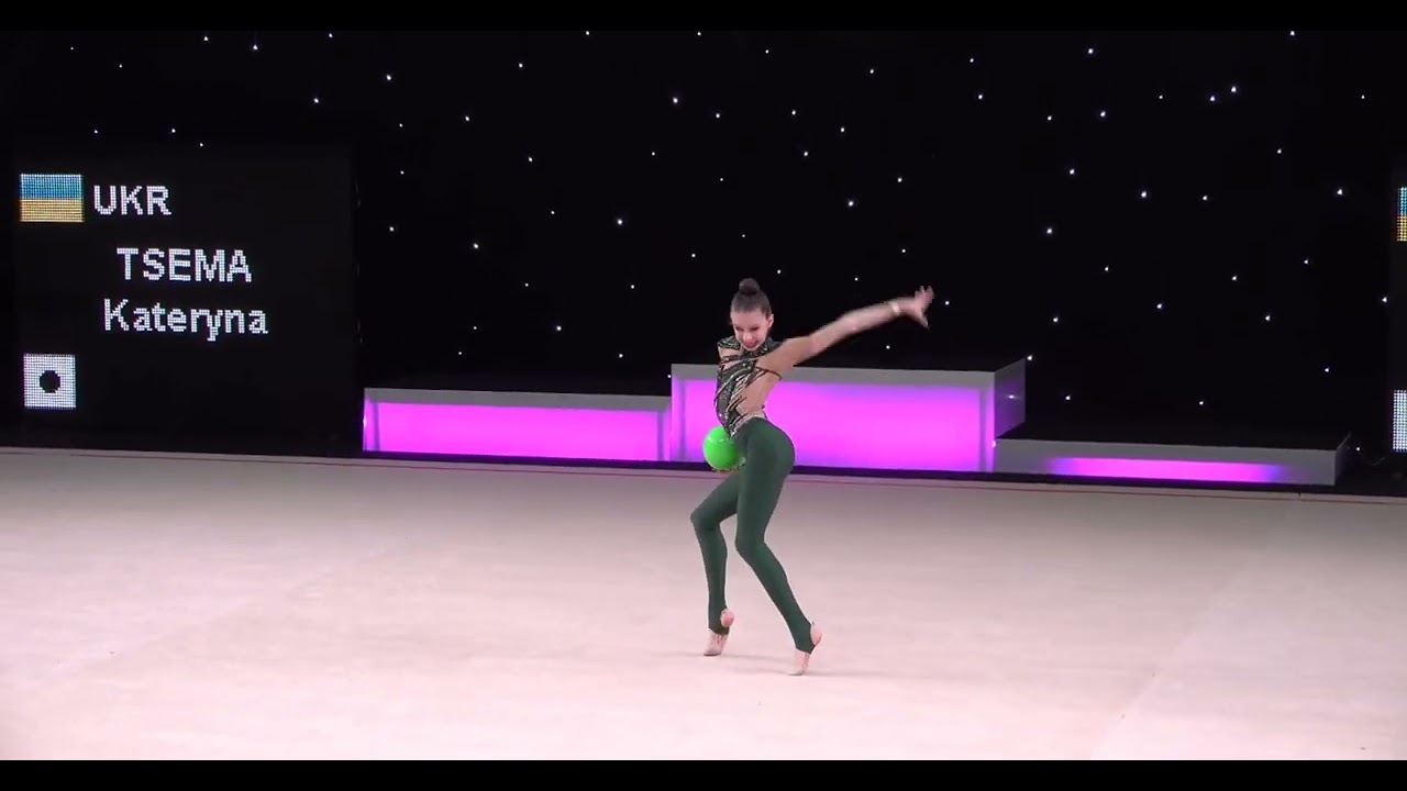 Kateryna Tsema Junior Ball Qual 30,650 - FIG International Tournament 