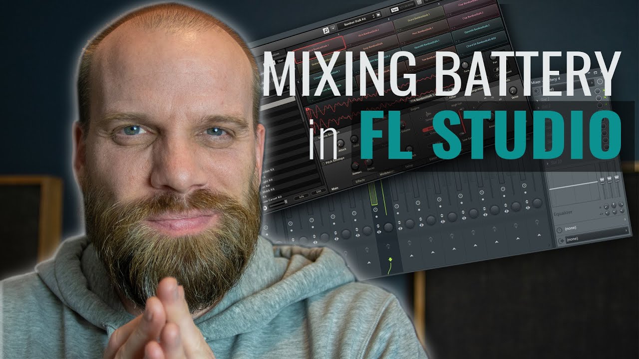 How to Use Battery 4 in FL Studio: ROUTING BATTERY 4 in the Mixer