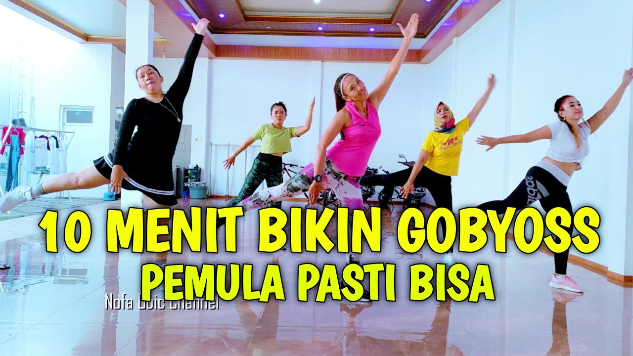 Senam Aerobic Pemula Mudah Diikuti | 10 Menit Senam Pemanasan Nofa Salsa