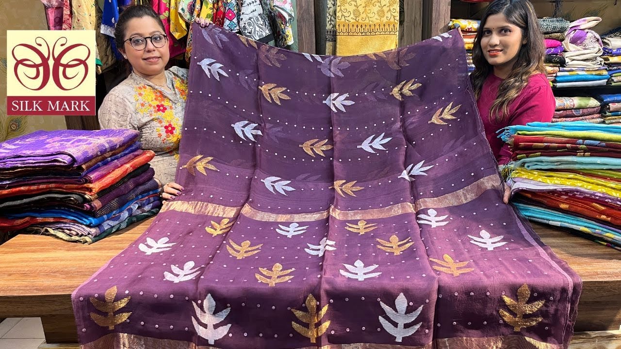 Hand Weaving Matka/ Muslin/ Silk Linen & Shibori Tussar Silk Sarees Kolkata