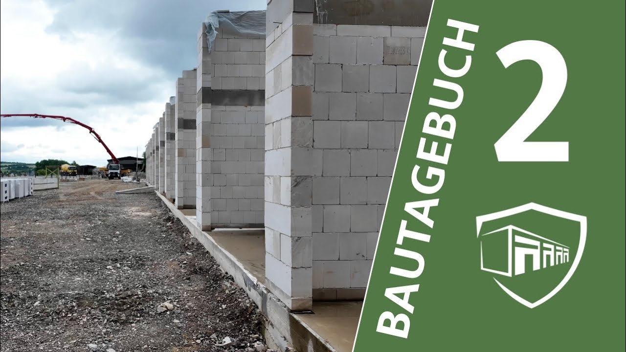 Garagenpark Sohren | Bautagebuch II - Betonieren & Mauern mit Hochdruck in Nähe des Flughafen Hahn