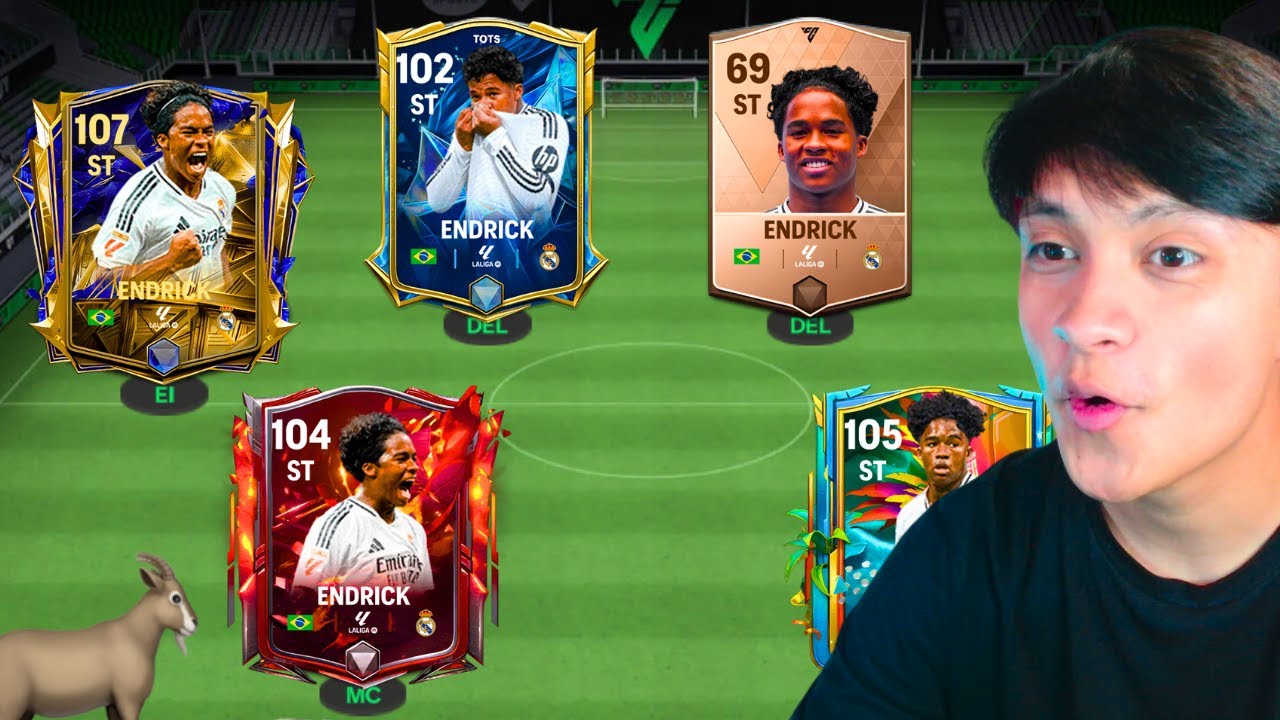 ¡Uso Todas las Cartas de ENDRICK en FC Mobile!