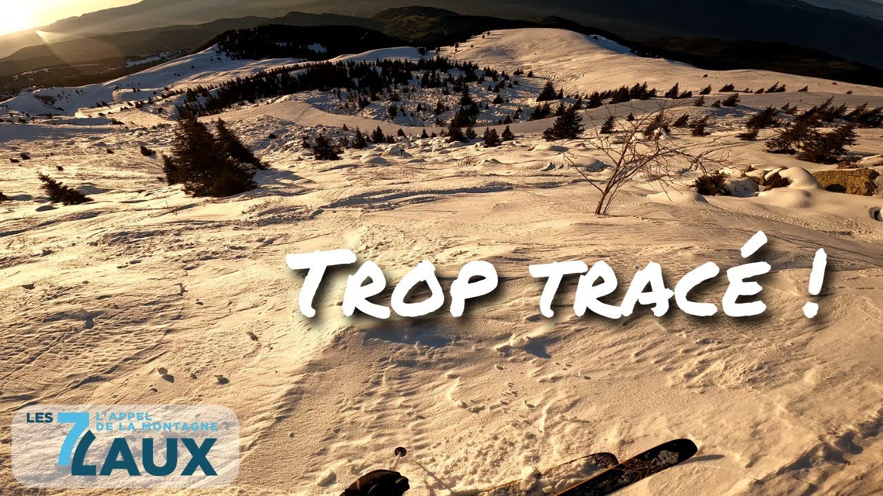 ON TROUVE DE LA NEIGE FRAICHE ? L'AUTOROUTE EN HORS PISTE ! Ski vlog 2