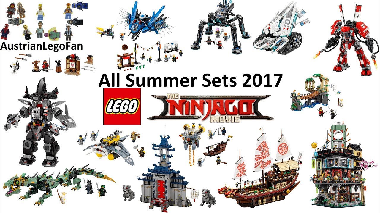 All Lego Ninjago Movie Summer Sets 2017 Compilation - Lego Speed Build Review