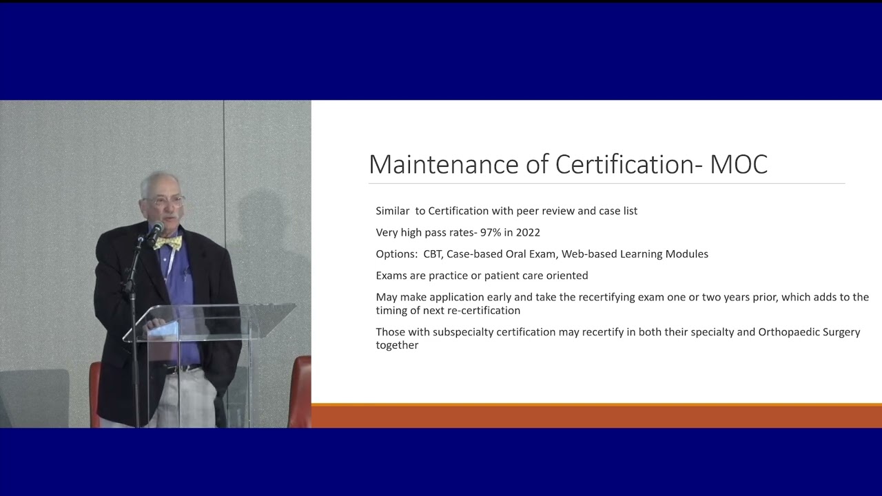01  Maintenance of Certification    Shephard Hurwitz, MD