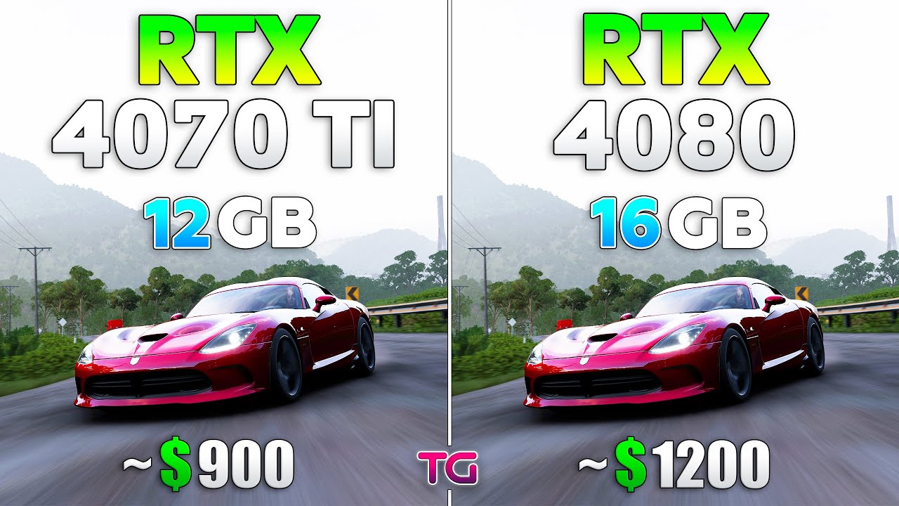 RTX 4070 Ti vs RTX 4080 - Test in 8 Games