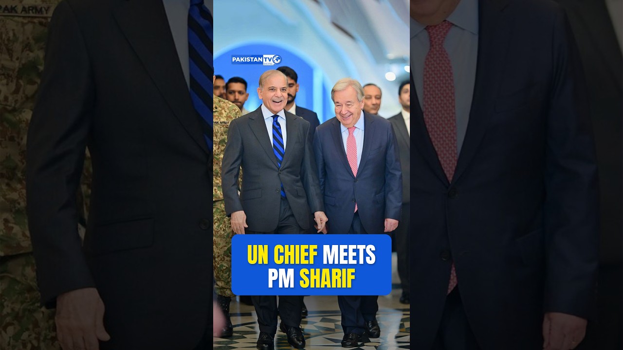 UNSG Guterres meets PM Sharif, appreciates Pakistan's contribution to UN, peace and security