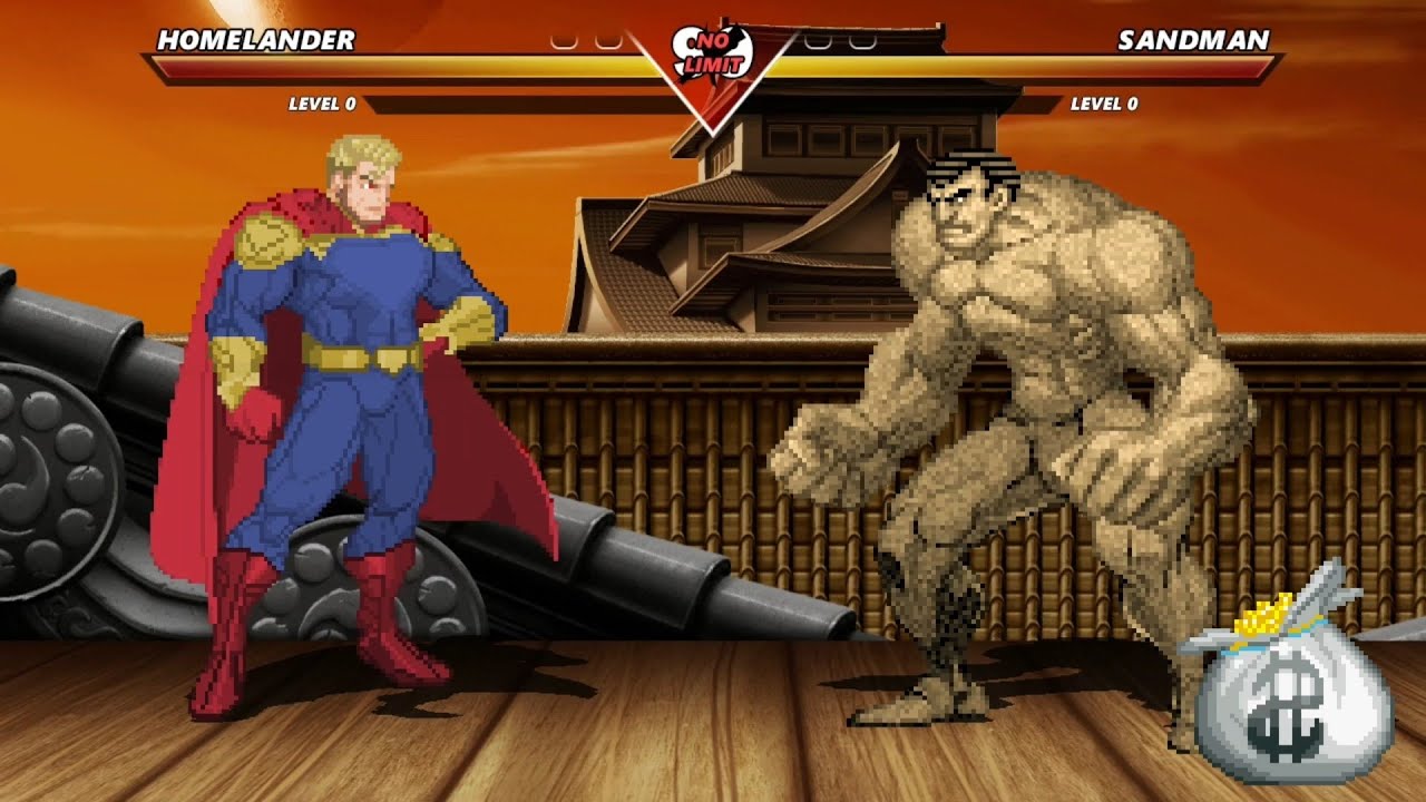 HOMELANDER vs SANDMAN - Highest Level Awesome Fight! BEST GAMEPLAY