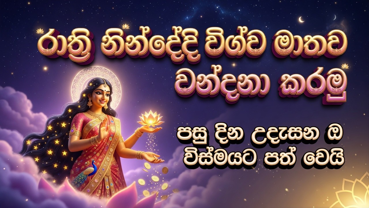 අද විශ්ව මාතව සද මතට වඩින දවසයි|සද දෙස බලා ඔබේ ප්‍රාර්තනාව කියන්න|Wishwa matha wandanawa