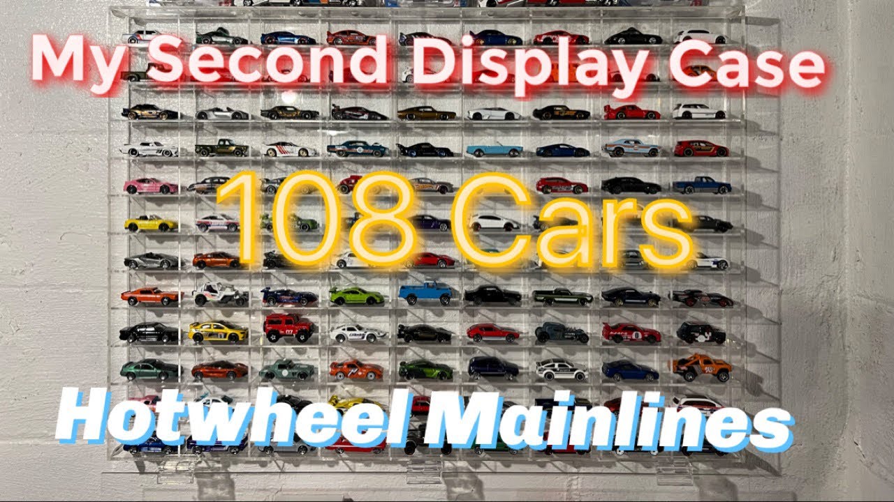 Showing Off My Second Hotwheels Display Case!