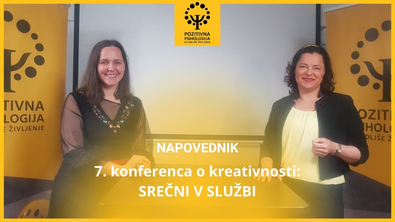 Napovednik 7. konference o kreativnosti: SREČNI V SLUŽBI