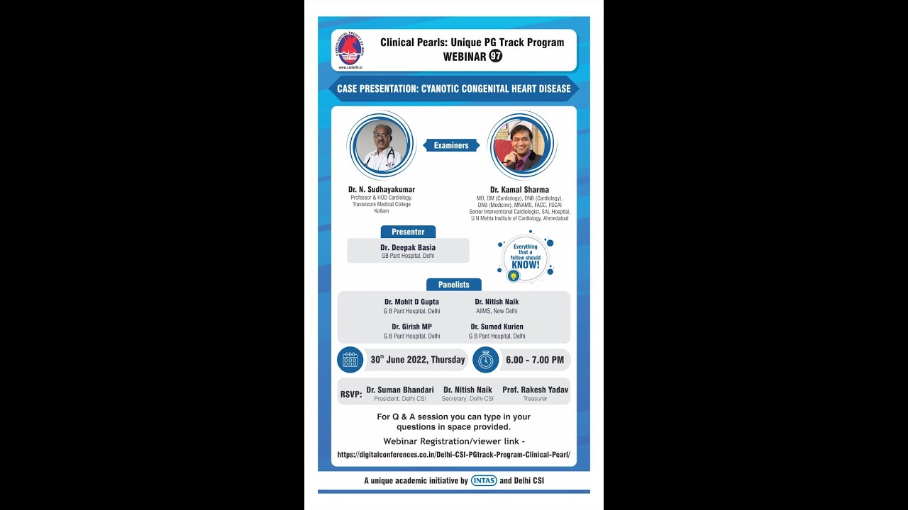 Clinical Case: Cyanotic Congenital Heart Disease: Dr Sudhay Kumar and Dr Kamal Sharma
