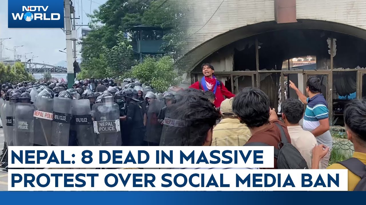 Nepal GenZ Protest Today | 8 Killed In Massive Nepal Protest, Army Deployed, Water Cannons On Roads