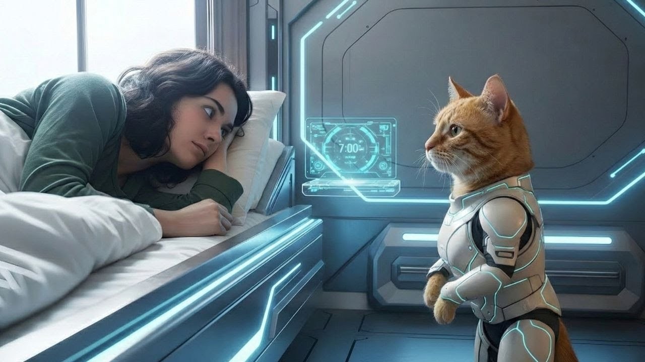 DIE KATZE WECKTE ALLE MENSCHEN UND WARNTE SIE VOR DEM ANGRIFF DER ALIENS