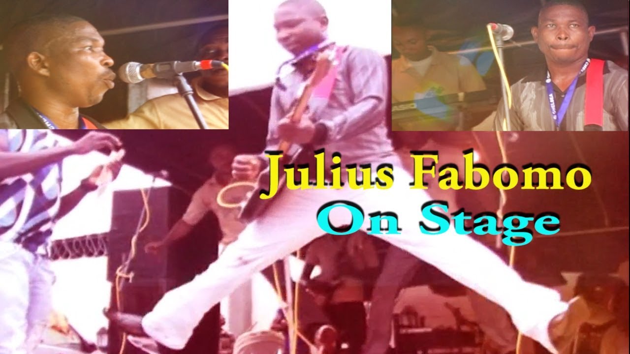 julius fabomo on stage