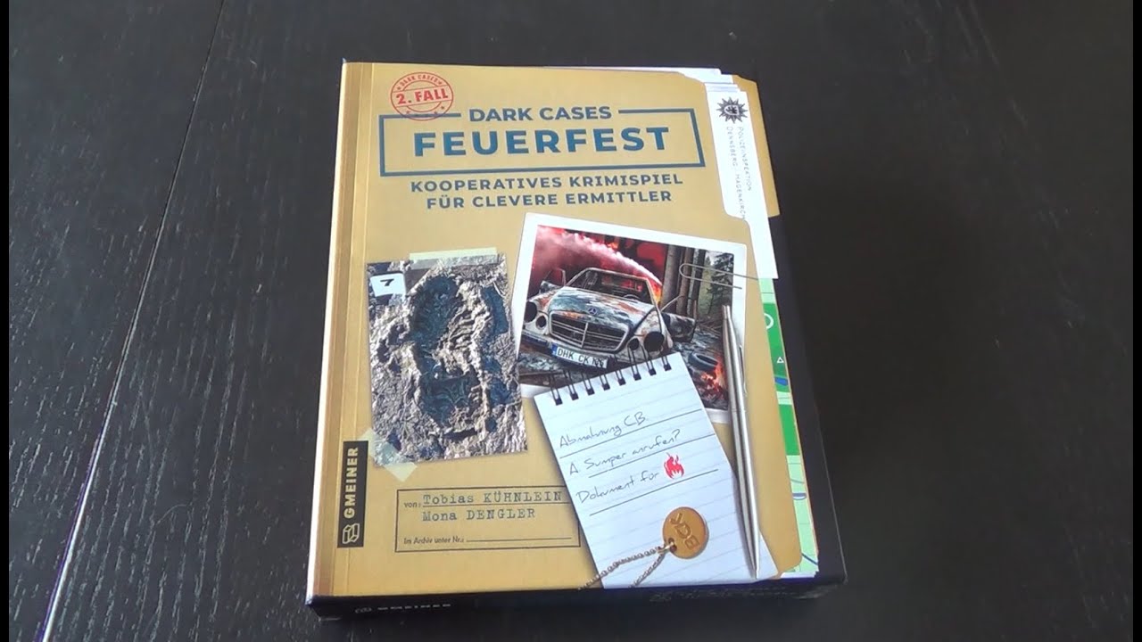 Dark Cases Feuerfest - das Krimispiel im Brettspieltest