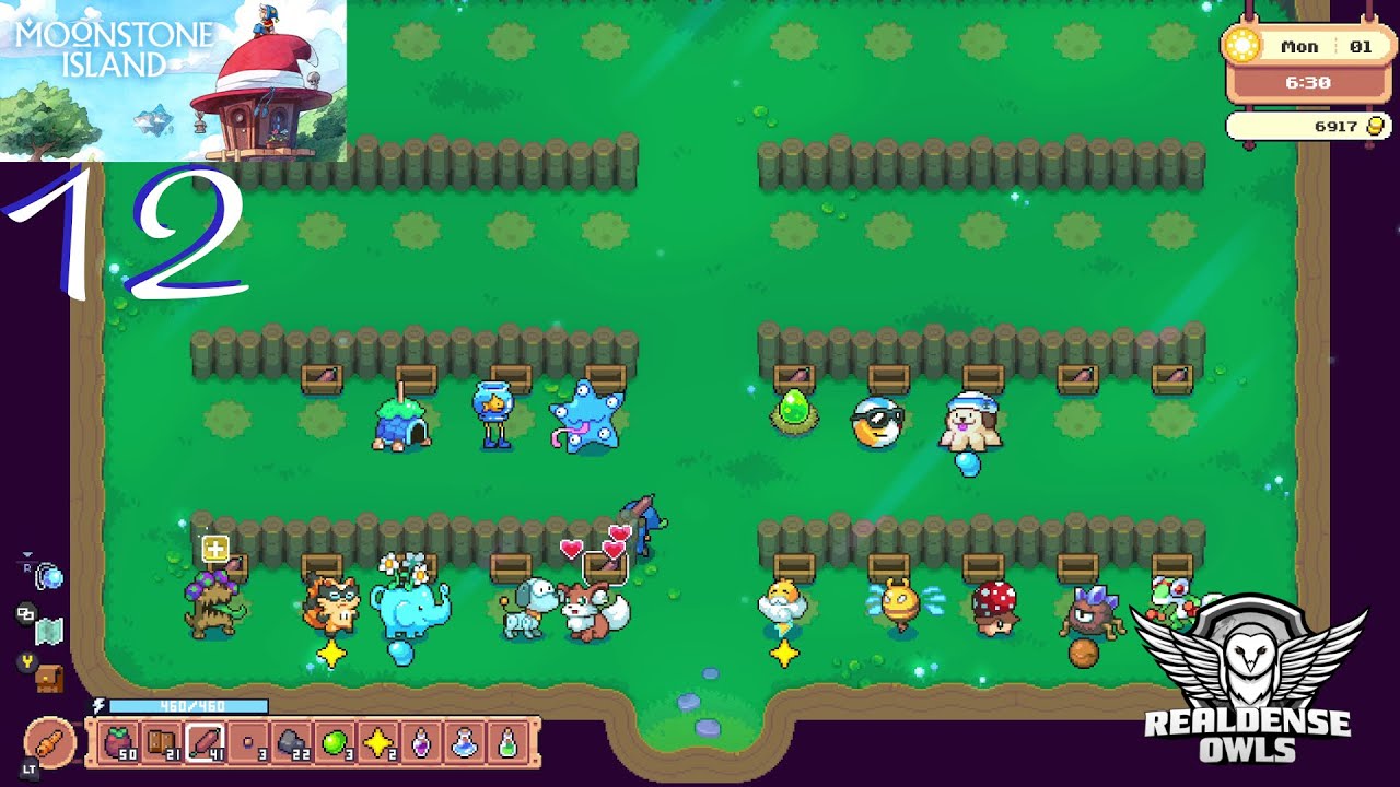 Filling out the spirit barn a little too much ~ Moonstone Island 12