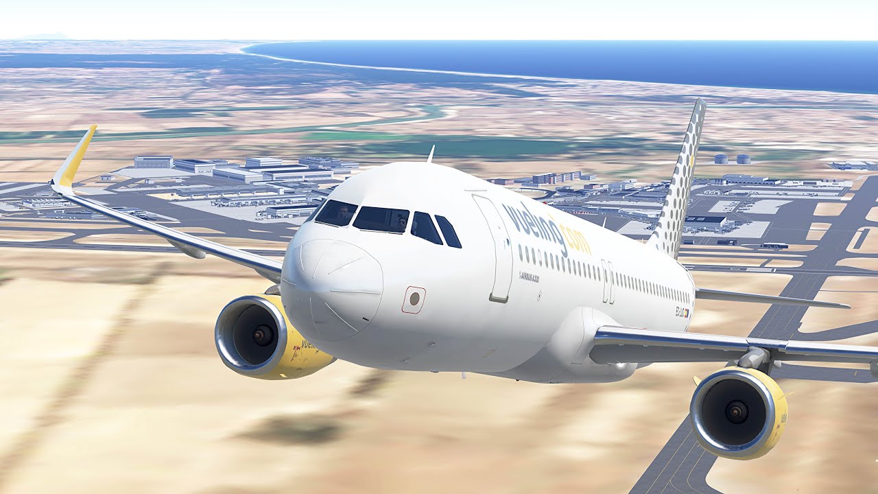 HARD landing! DEPARTURE & APPROACH | Rome - Split | Veuling A320
