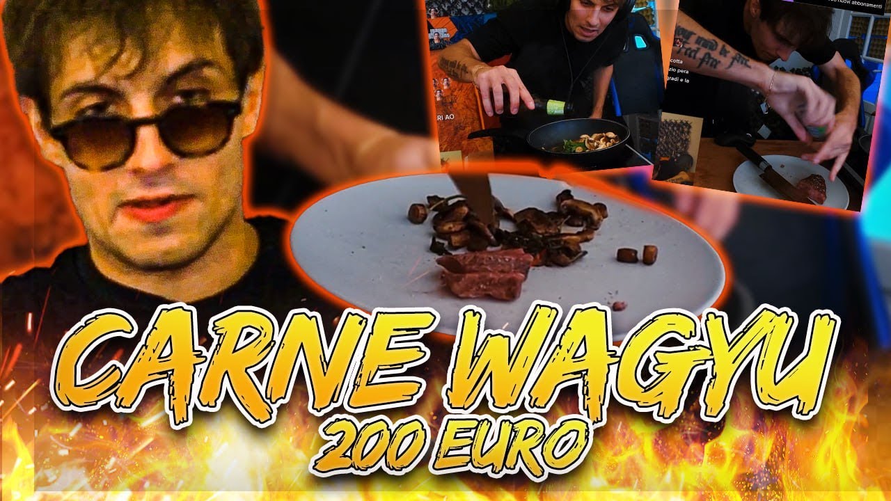 BLUR IN CUCINA: BISTECCA WAGYU (200€) E FUNGHI 🤤🤤🤤
