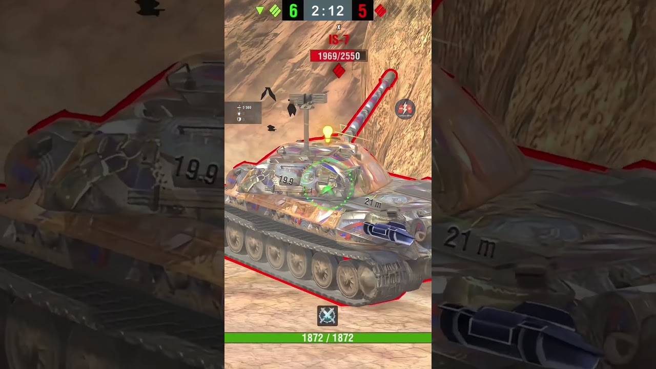 FV215b 183 | 4 Kills & 7535 DMG | #wotblitz #wotb #worldoftanksblitz #shorts #танки #вотблиц