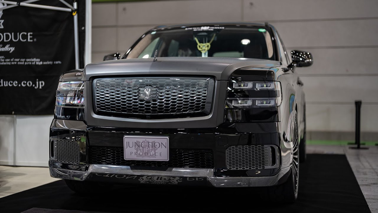 JUNCTION PRODUCE TOYOTA CENTURY SUV front rip spoiler - ジャンクションプロデュース センチュリーSUV タイトリップスポイラー
