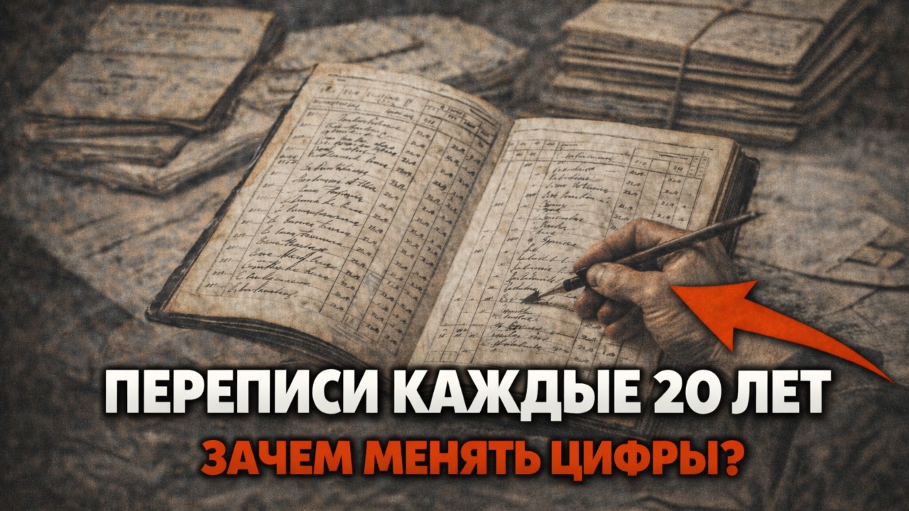 ПЕРЕПИСИ НАСЕЛЕНИЯ КАЖДЫЕ 20 ЛЕТ. Зачем постоянно “обновлять” цифры?
