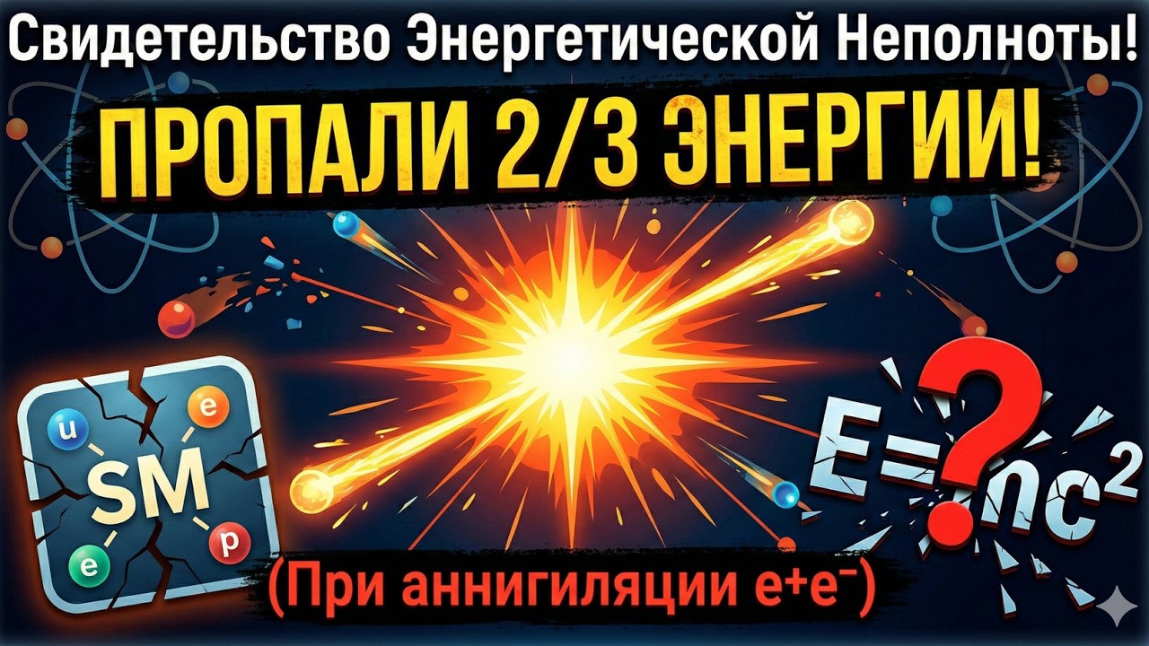 20_Ошибка E=mc^2: Почему Стандартная модель не видит 2/3 энергии?