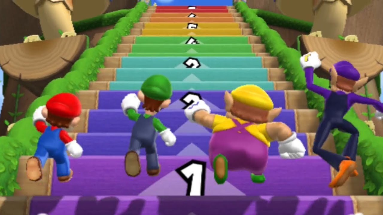 Mario Party 9 - Step It Up - Mario VS Luigi VS Wario VS Waluigi (Master Difficulty)