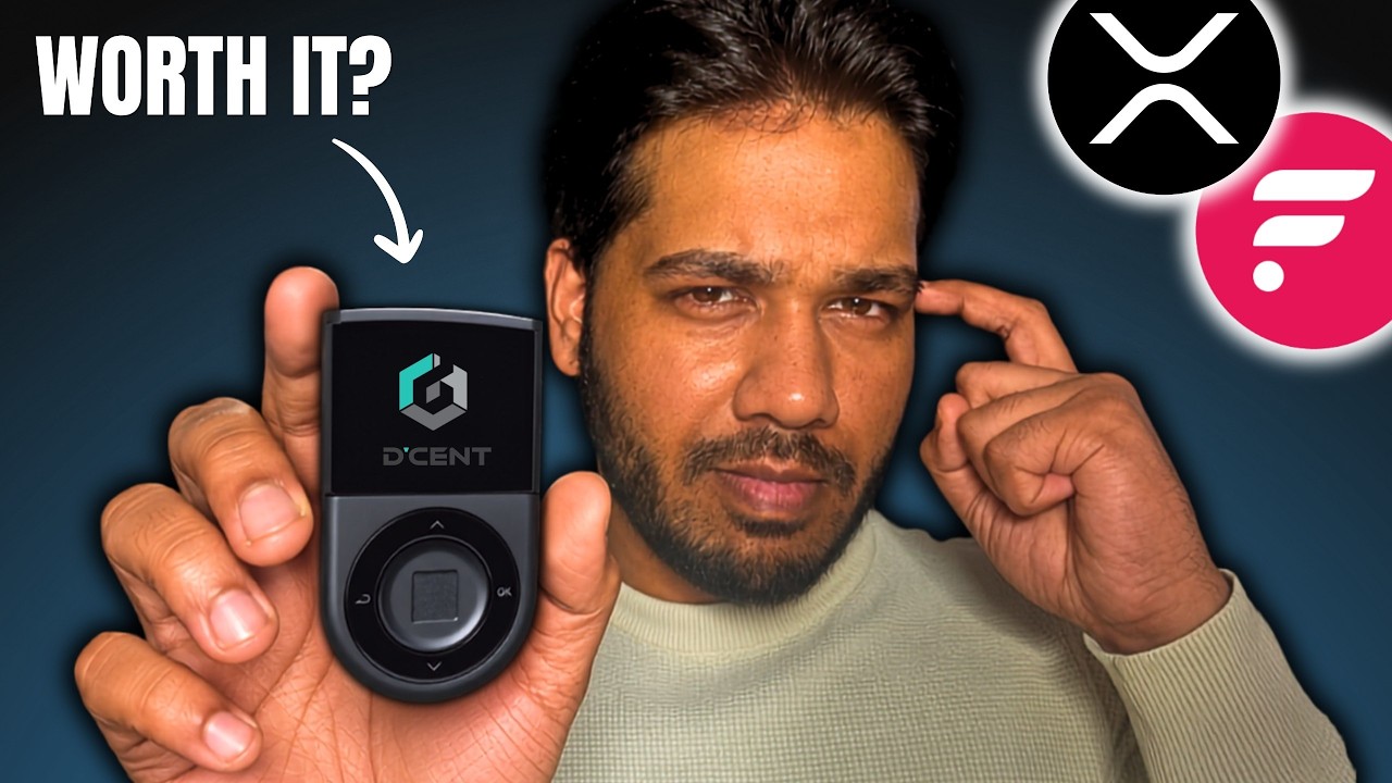 🚨 IS THIS THE BEST HARDWARE WALLET FOR XRP & FLARE HOLDERS? (D'CENT REVIEW)