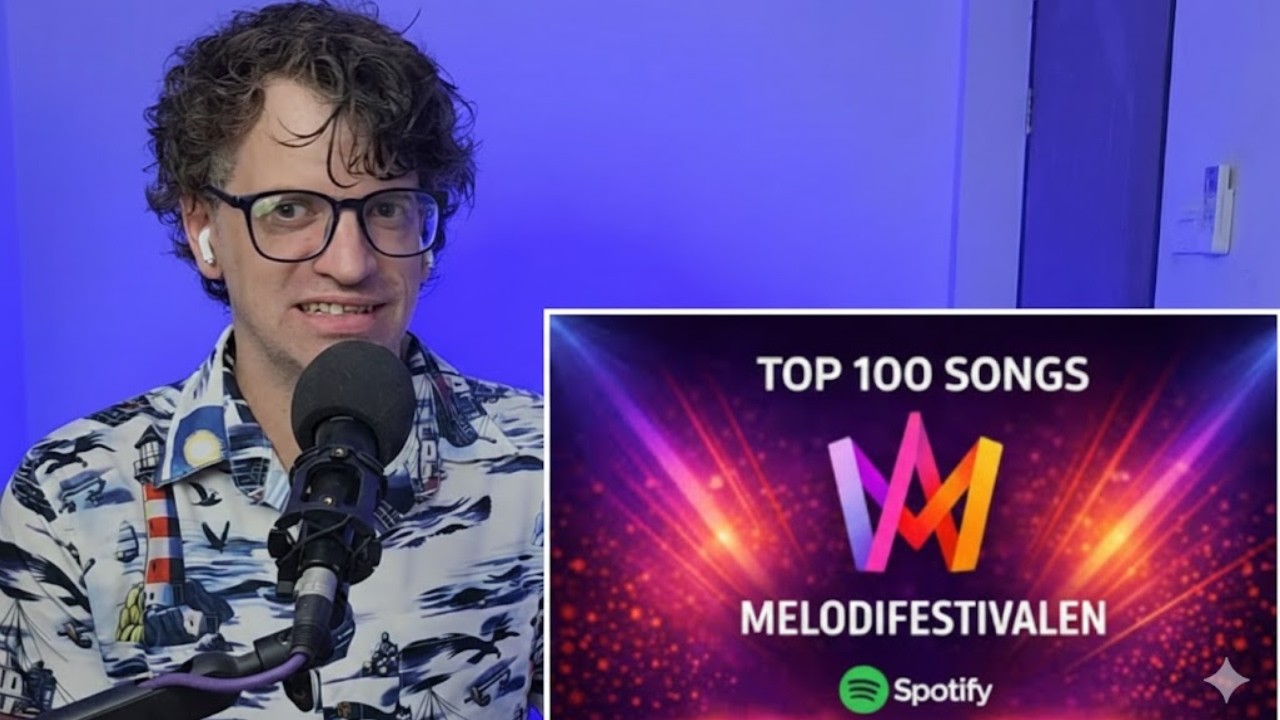 My Reaction to TOP 100 songs in Melodifestivalen according to Spotify [2026]
