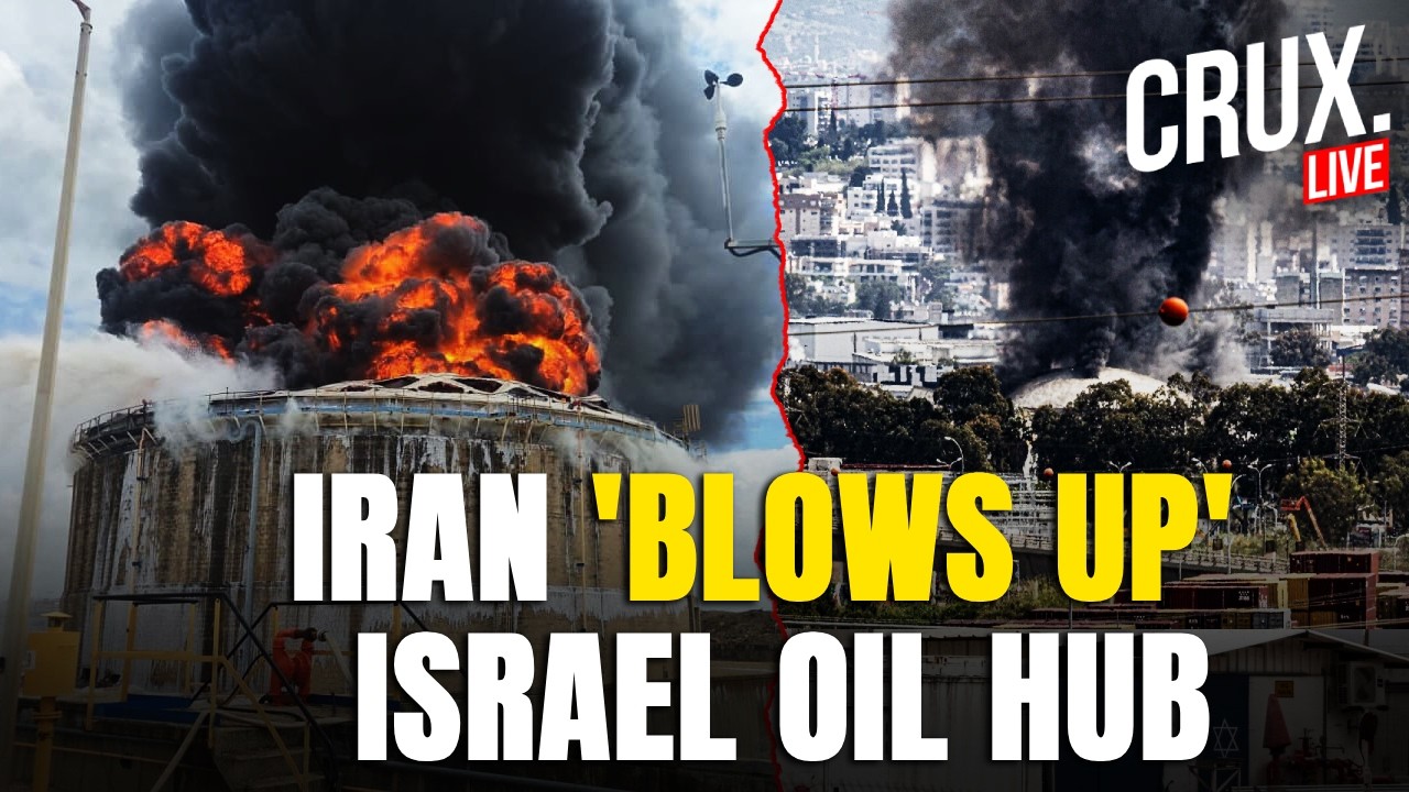 LIVE | Huge Explosion Shakes Israel&rsquo;s Haifa After Iran Missile Barrage Strikes Oil Hub | Netanyahu