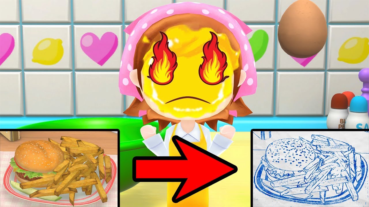 Cooking Mama Cookstar - What Happens When You Fail a Recipe (0%)