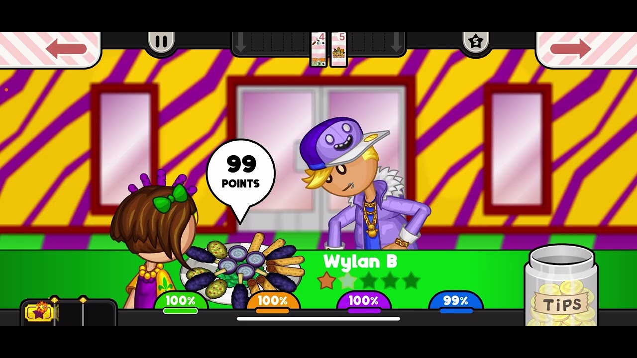 Papa’s Wingeria to Go: Rank 55