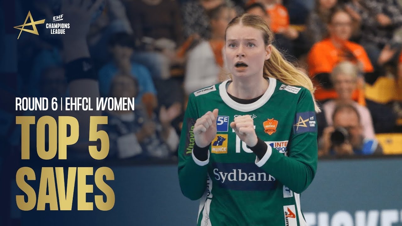 Cleopatre DARLEUX is a wall | TOP 5 SAVES | Round 6 | EHF Champions League Women 2022/23