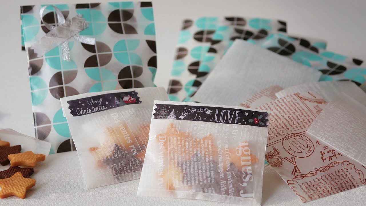 プレゼントにワックスペーパーで作るシンプルな平袋♡ | Gift Wrapping Ideas:wax paper