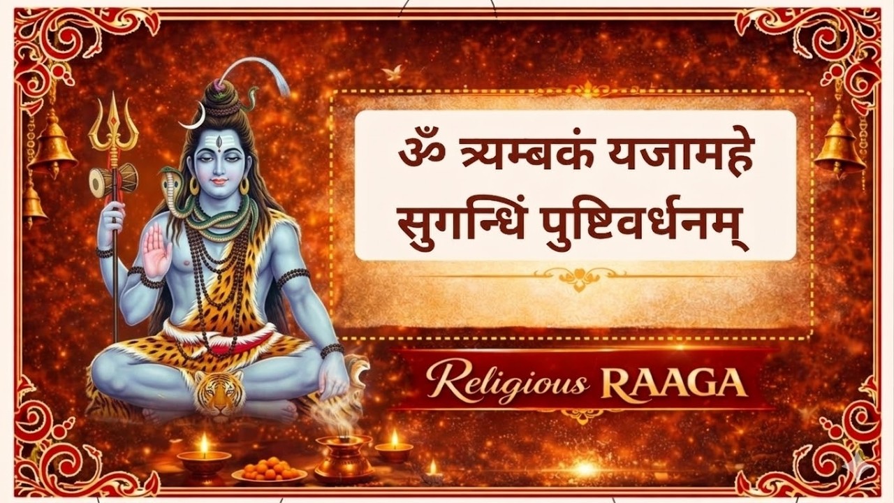 महामृत्युंजय मंत्र जाप | ॐ त्र्यम्बकं यजामहे | रोगों और कष्टों से मुक्ति के लिए पावन शिव मंत्र