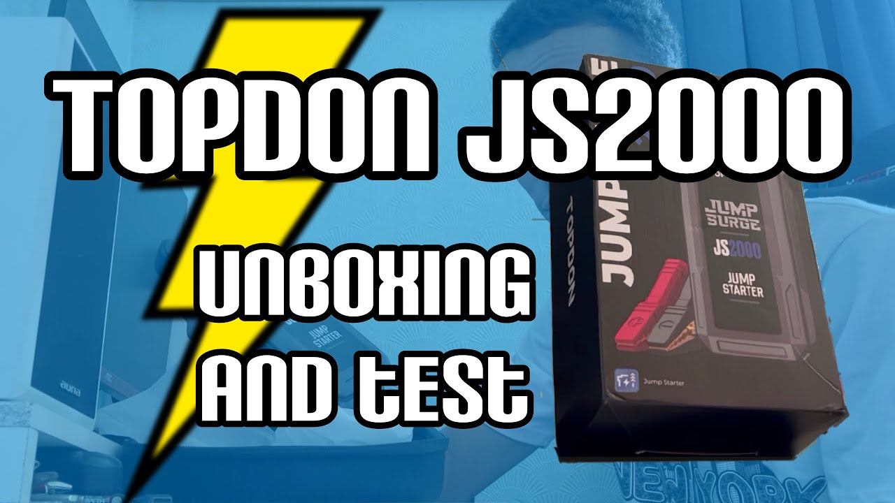 TOPDON JS2000 Jump Starter Review + Test