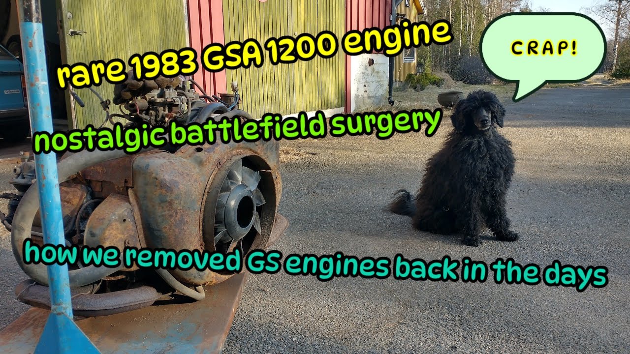 Citroën GSA 1200-engine saved