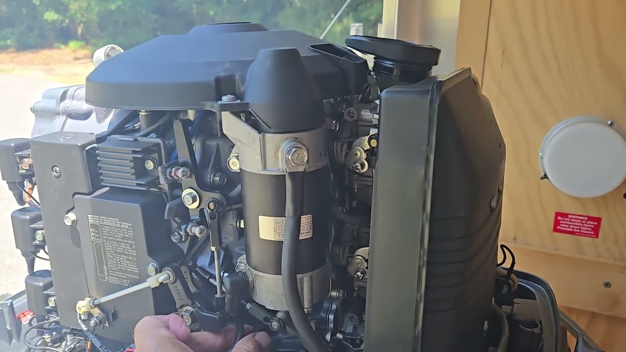 Yamaha 70tlr First Startup Following Powerhead Rebuild