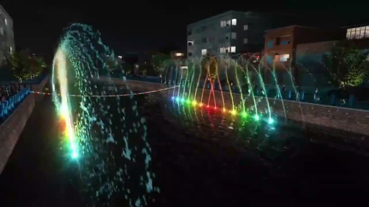 Running Water Fountain Design | River Water Feature with Dynamic Flow 🌊