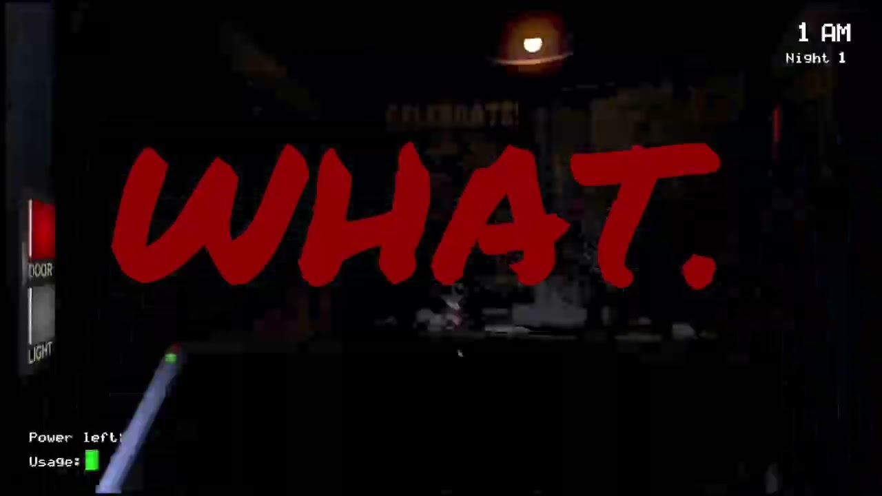 Playing Fnaf at NIGHT (Night One)